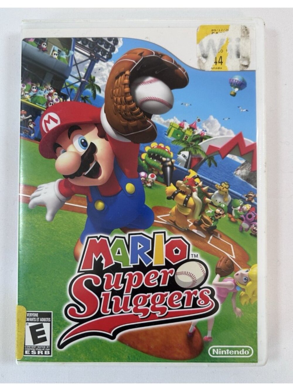 Mario Super Sluggers Nintendo Wii Complete CIB w/ Manual Tested
